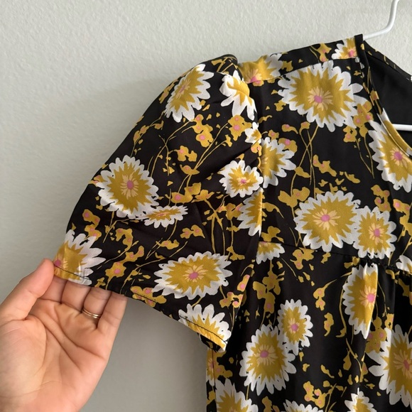 Likely River Cleo Floral Print Fit-and-Flare Dress Size 2 - Picture 5 of 11